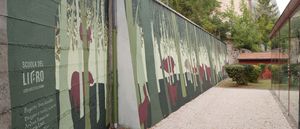 Murale inaugurato al Furlo nel giardino dei Museo del Territorio